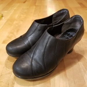 DANSKO Bootie Heels Dress Shoe Size 38 Black